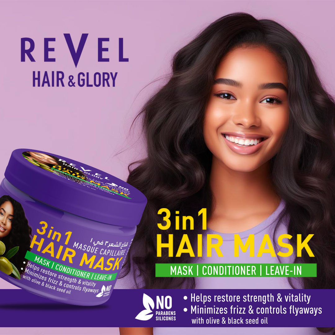 3 in 1 Hair Mask - Hair & Glory