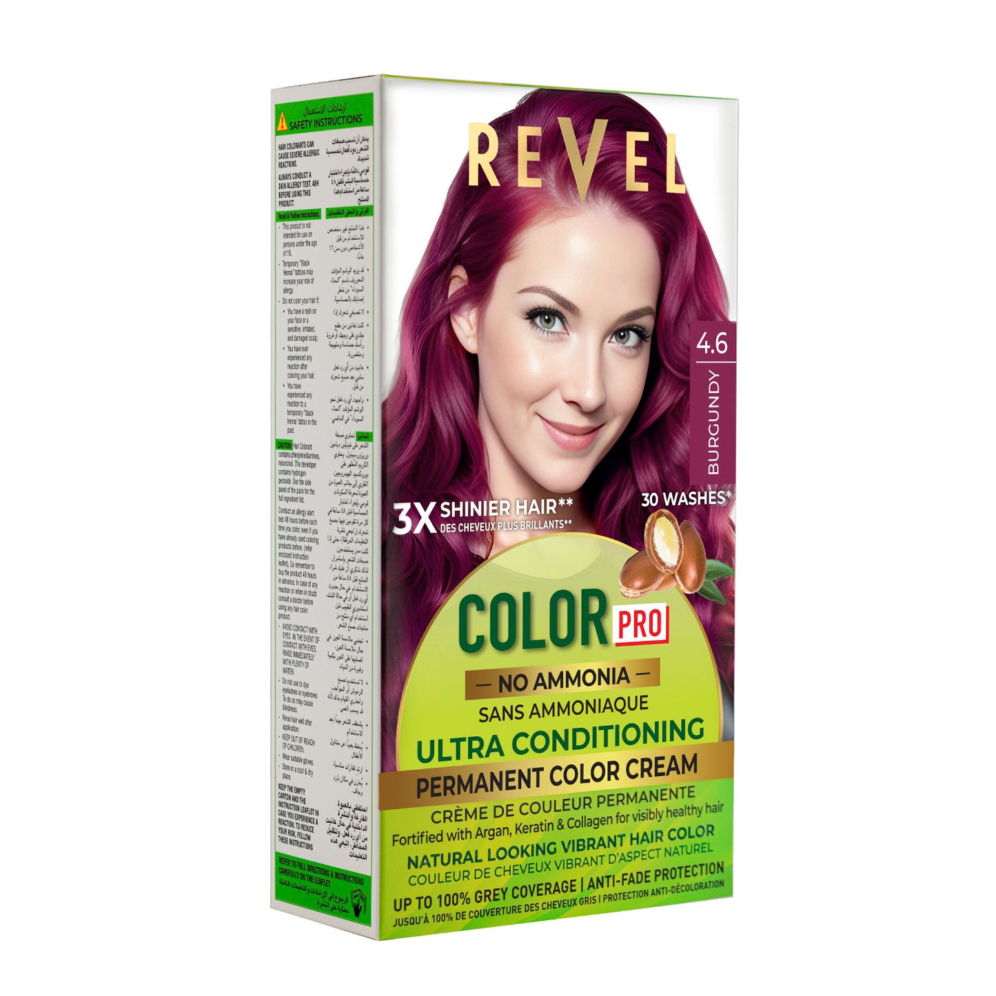 PERMANENT COLOR CREAM - 4.6 BURGUNDY