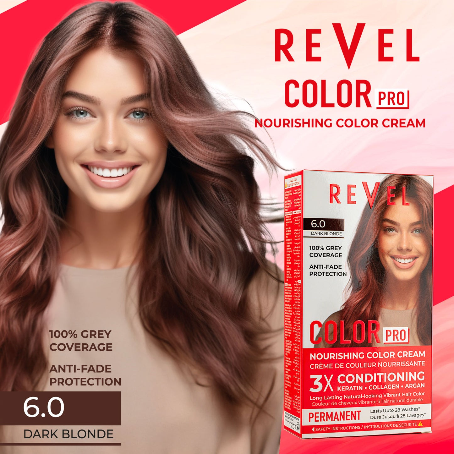 PERMANENT NOURISHING COLOR CREAM - 6.0 DARK BLONDE