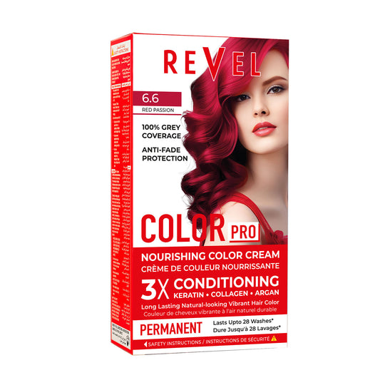 PERMANENT NOURISHING COLOR CREAM - 6.6 RED PASSION