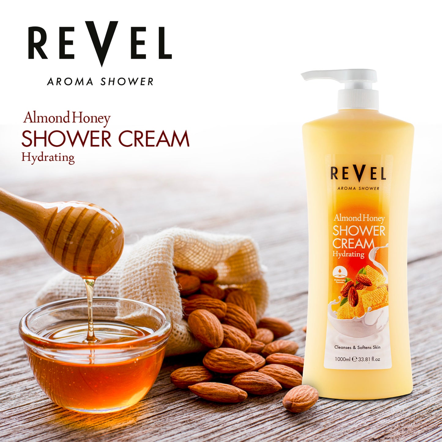 Almond Honey Hydrating Shower Cream