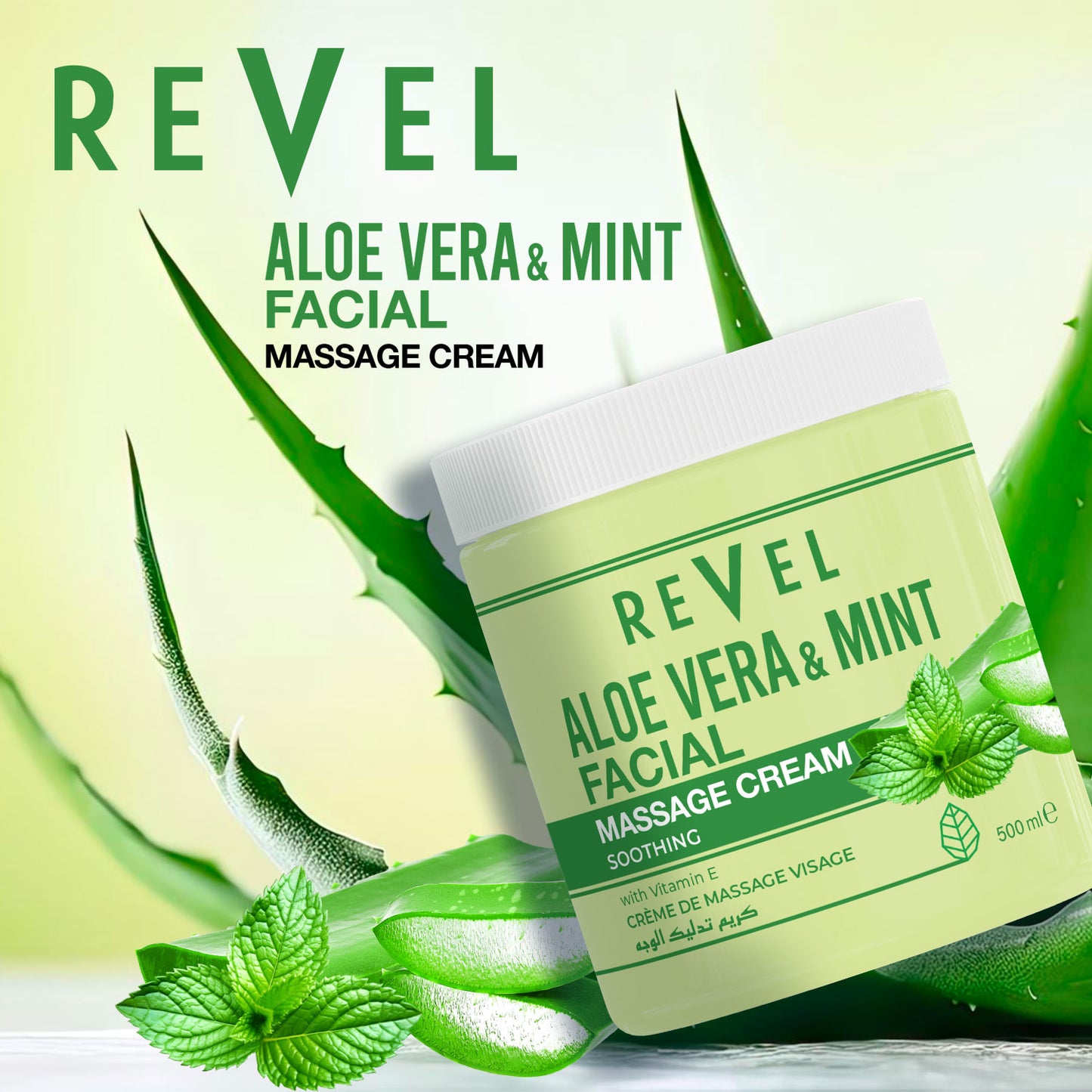 Soothing Aloe Vera & Mint Facial Massage Cream