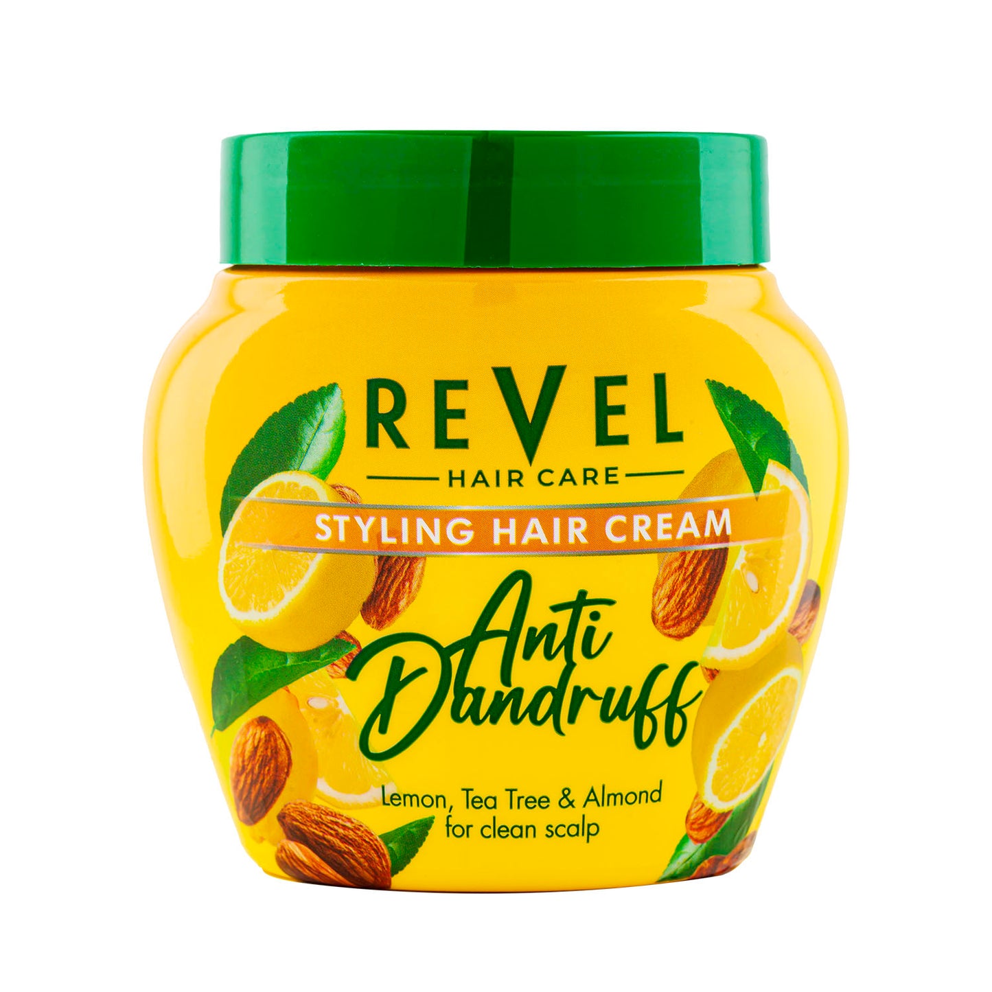 Anti Dandruff Styling Hair Cream - Lemon, Tea Tree & Almond