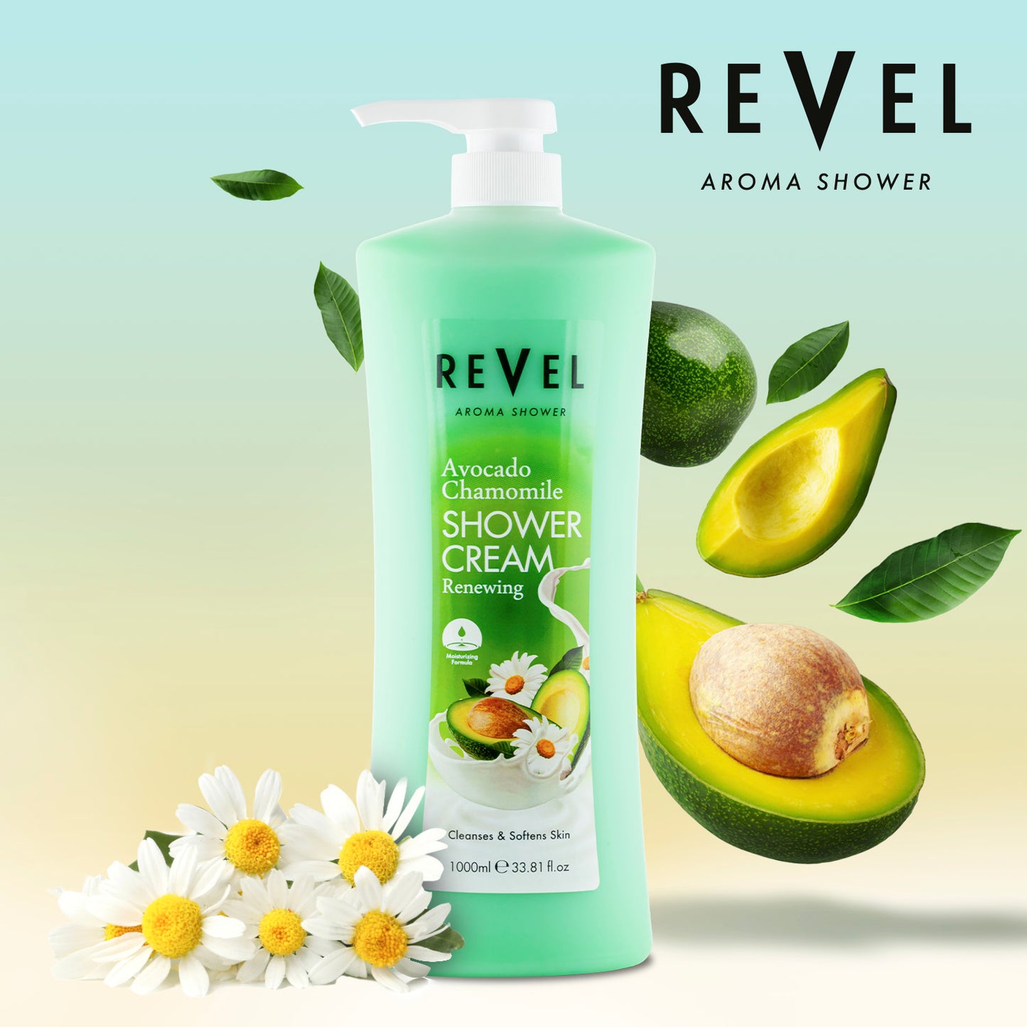 Avocado Chamomile Renewing Shower Cream