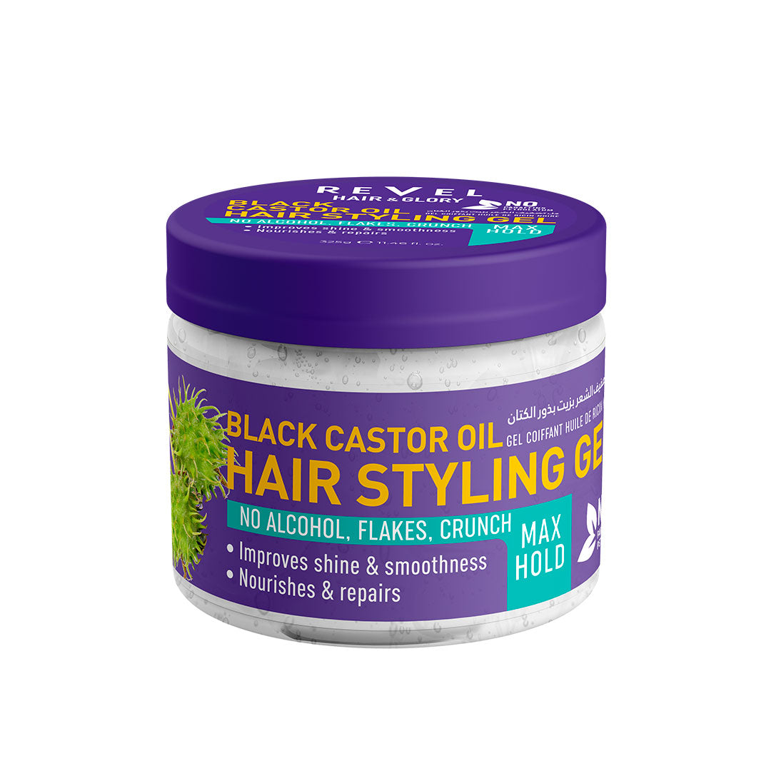 Black Castor Oil Hair Styling Gel - Hair & Glory