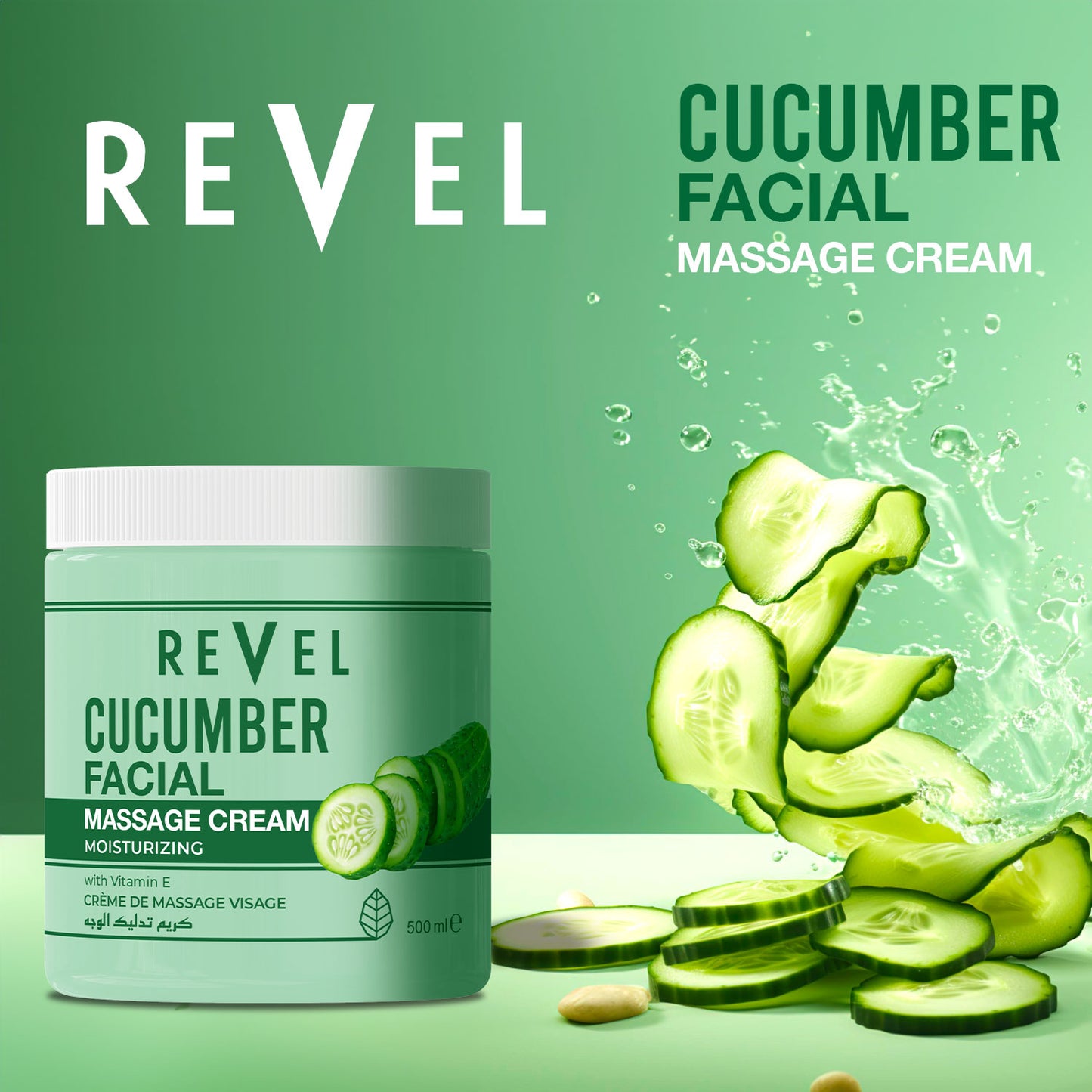 Moisturizing Cucumber Facial Massage Cream