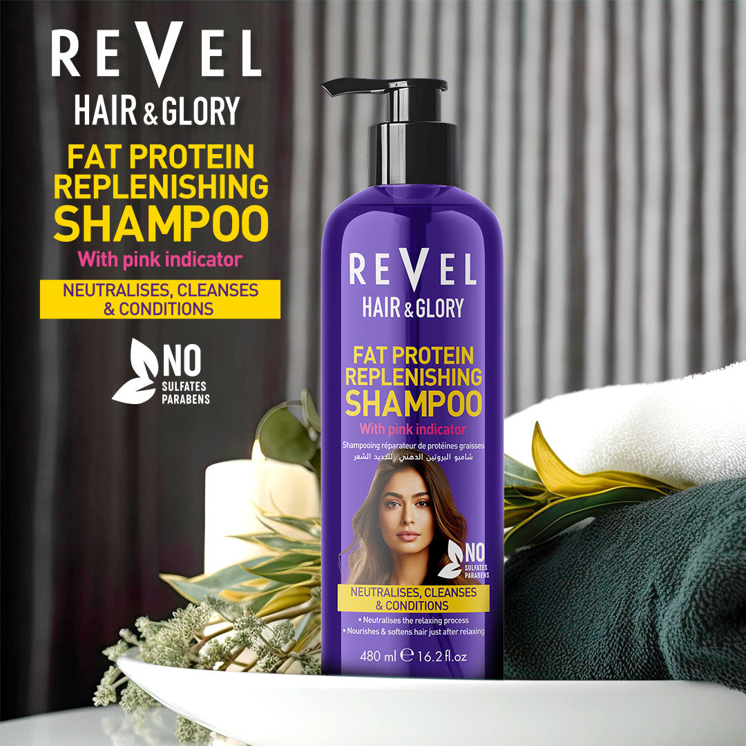 Fat Protein Replenishing Shampoo With Pink Indicator - Hair & Glory