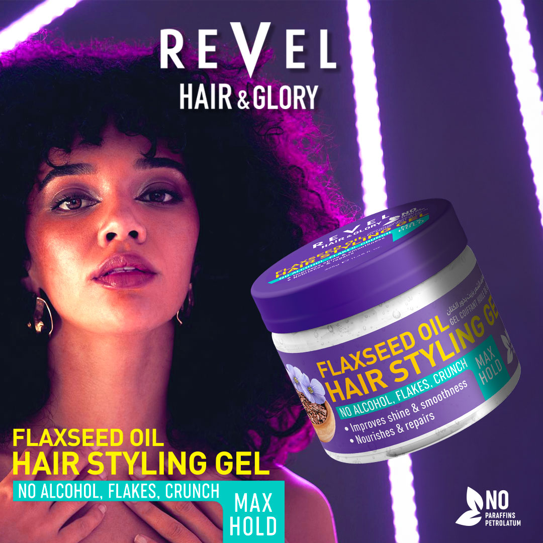 Flax Seed Oil Hair Styling Gel - Hair & Glory