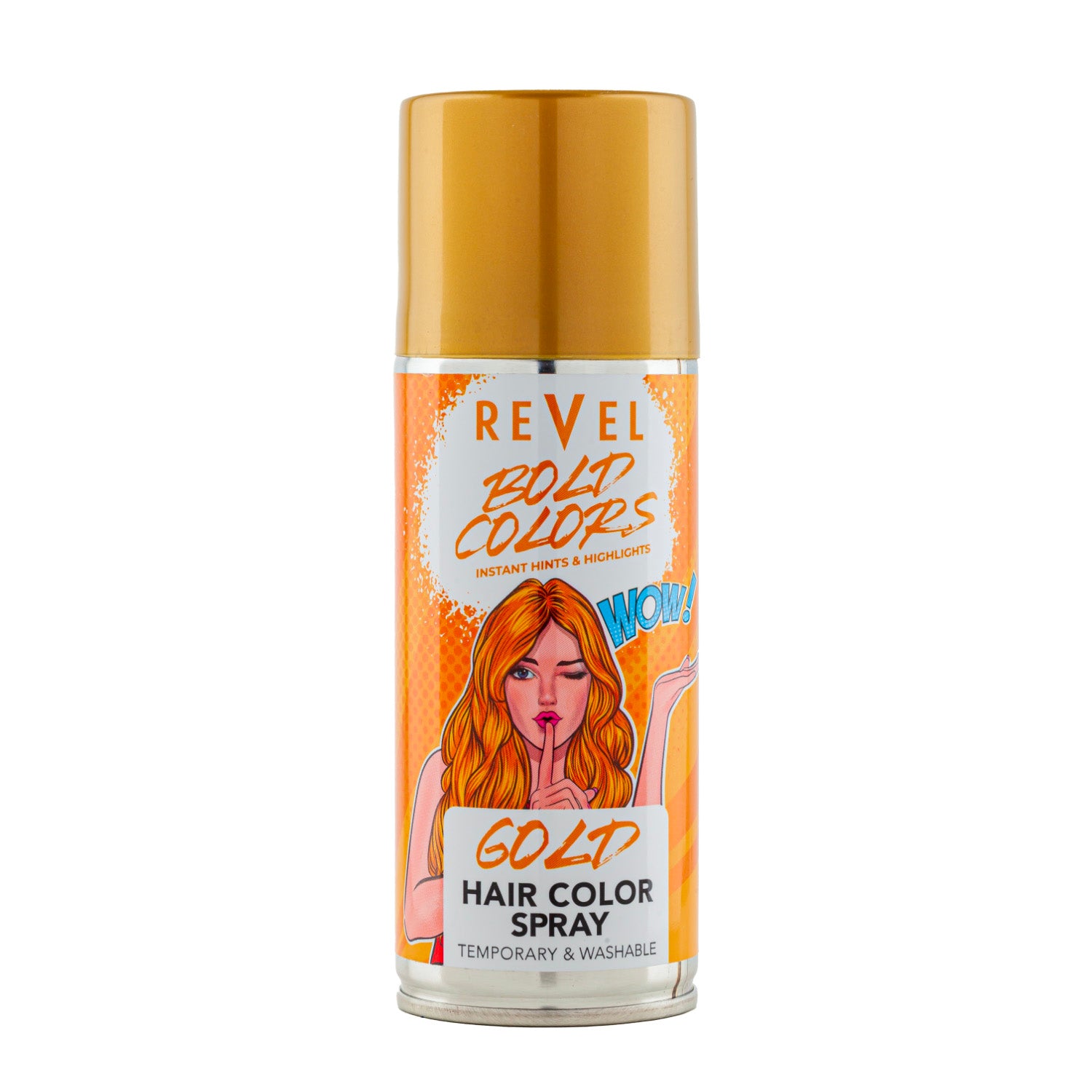 Revel Color Gold Temporary Hair Colour Spray – REVEL