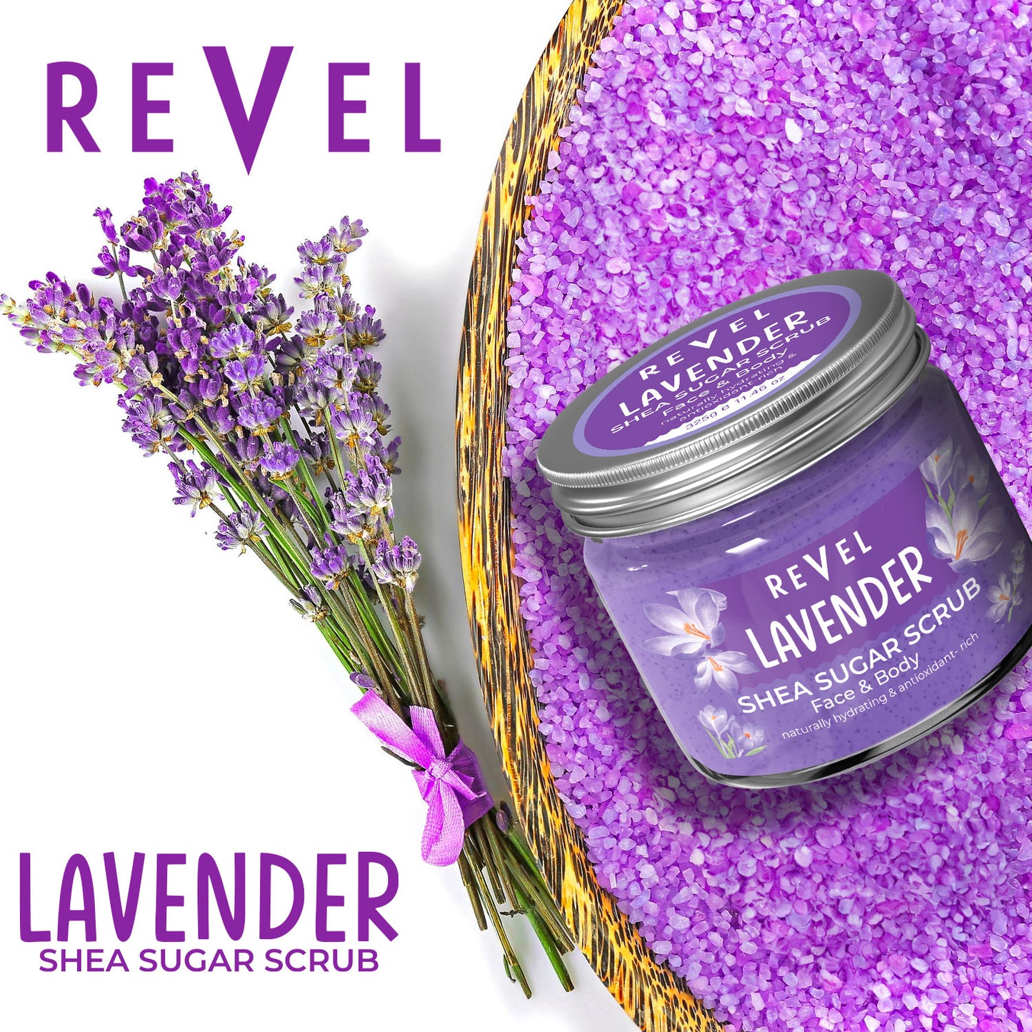 Lavender Shea Sugar Scrub