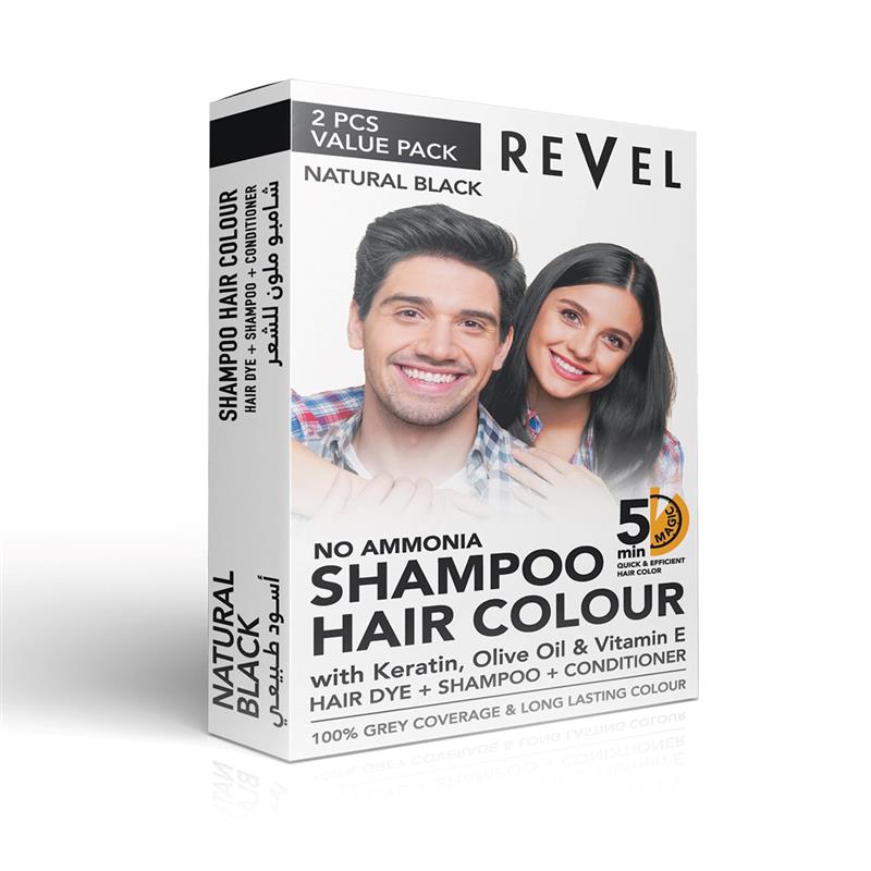 No Ammonia Hair Colour Shampoo – Natural Black