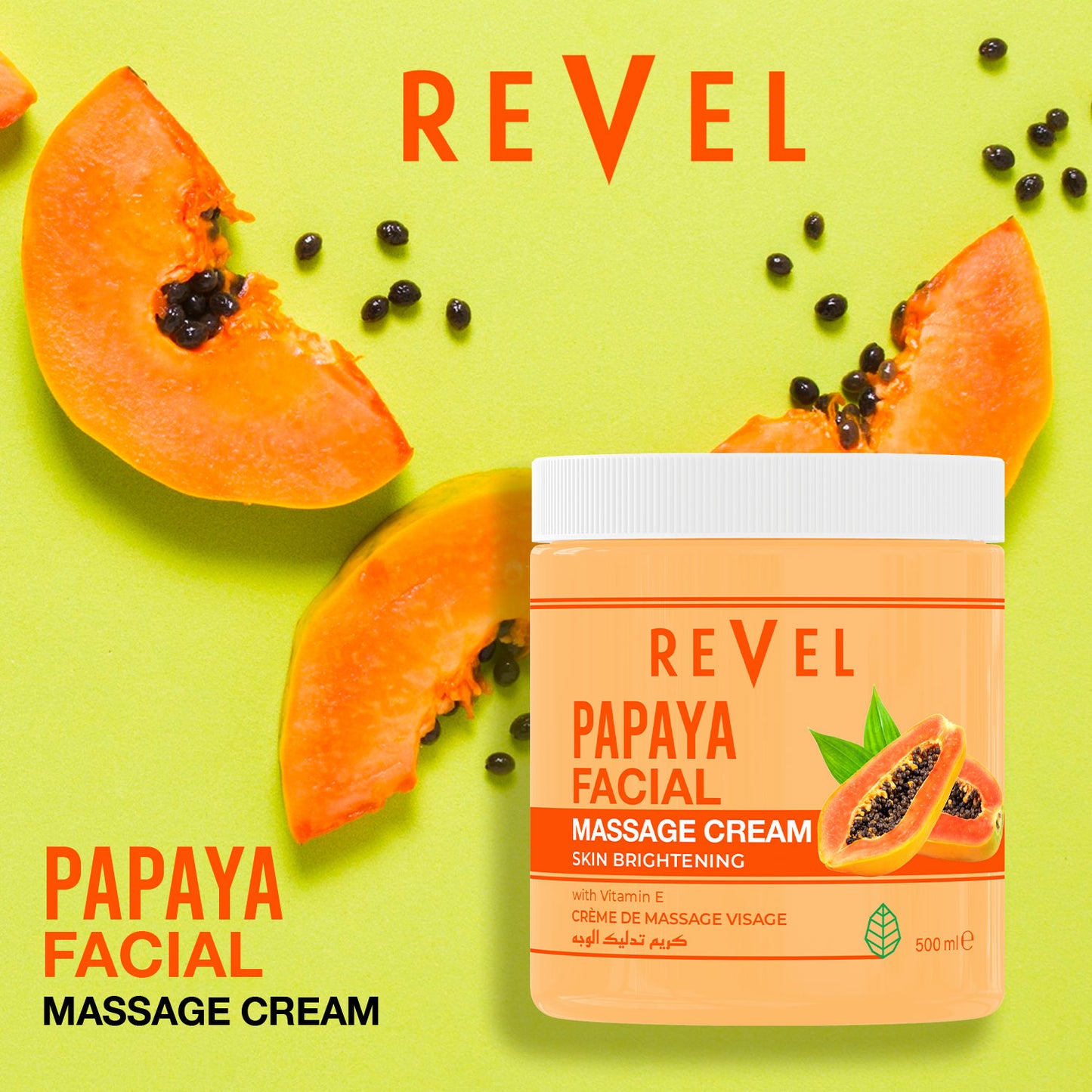 Skin Brightening Papaya Facial Massage Cream