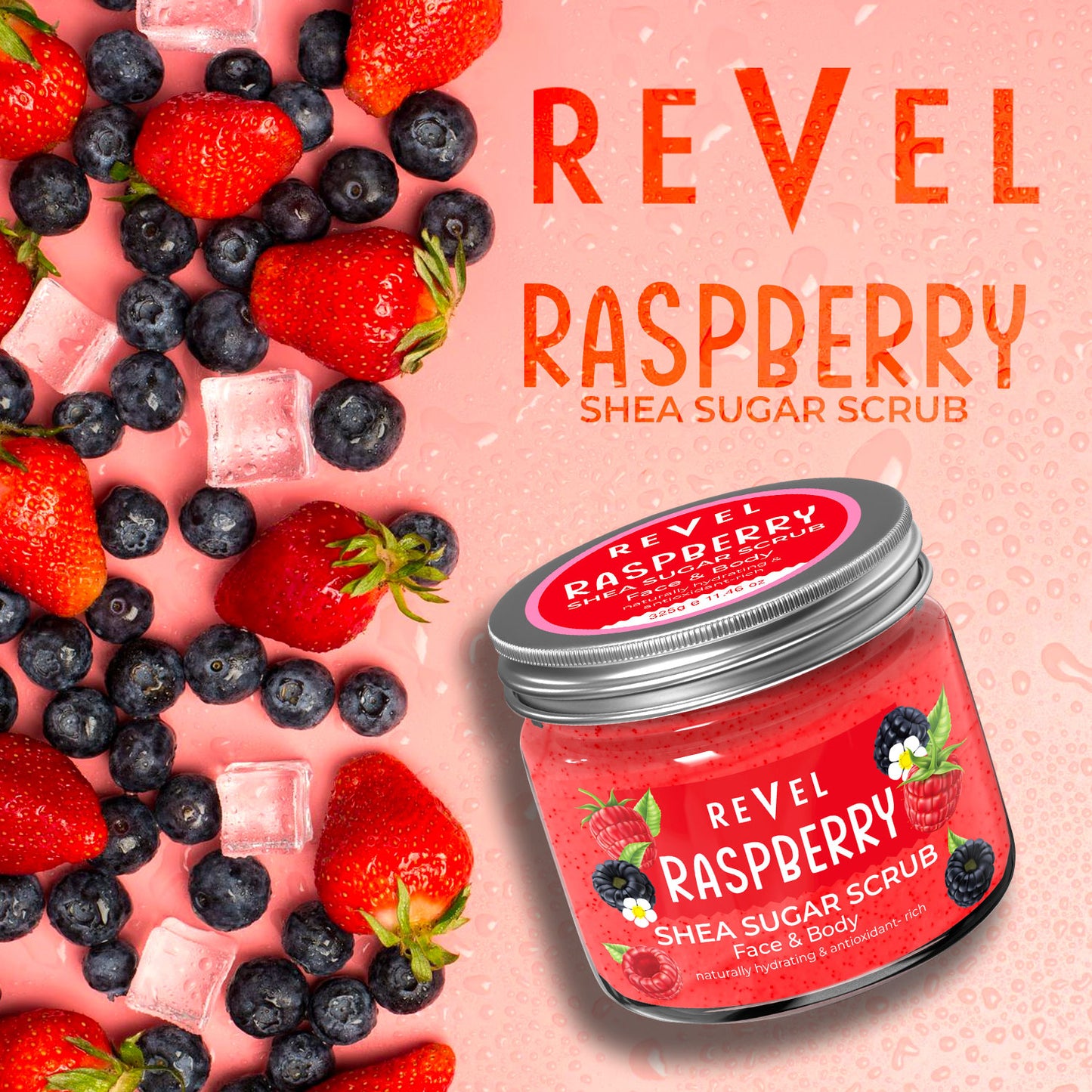 Raspberry Shea Sugar Scrub