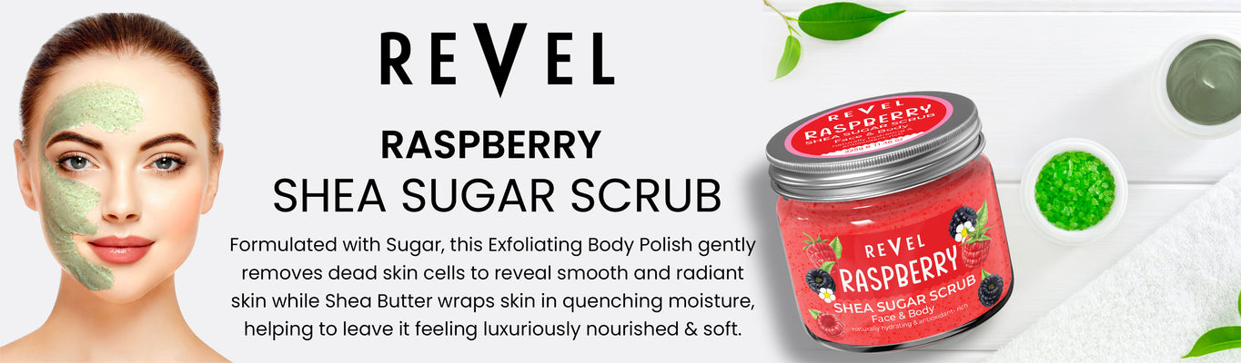 Sour Blue Raspberry Scrub Raspberry Shea Sugar Scrub – REVEL