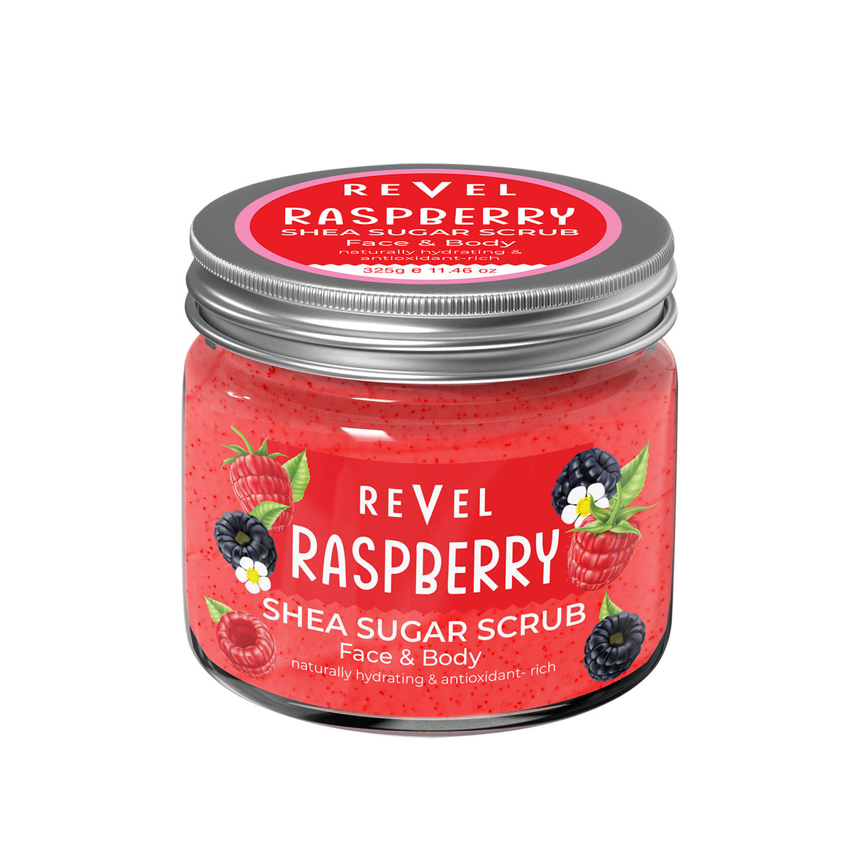 Sour Blue Raspberry Scrub Raspberry Shea Sugar Scrub – REVEL