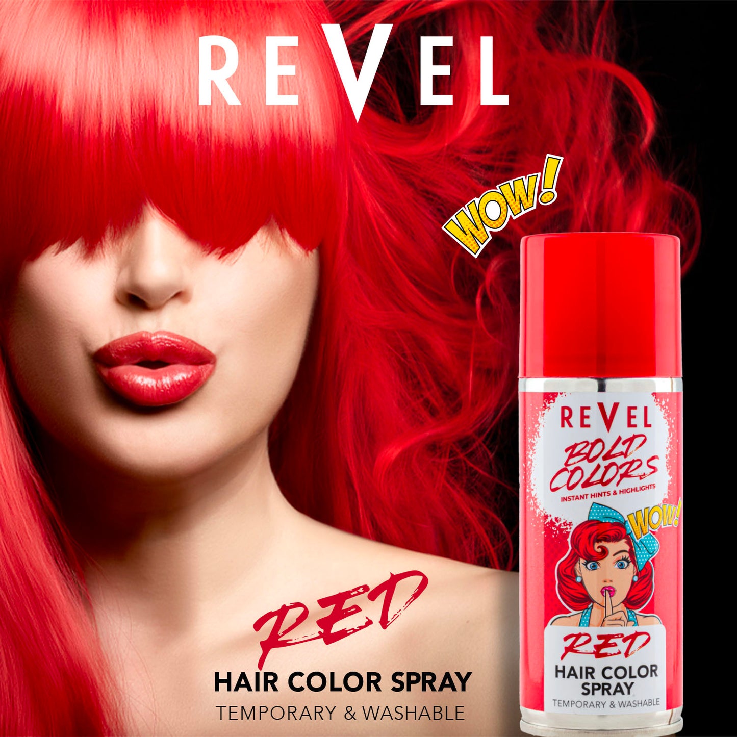 Red Spray Hair Colour Spray