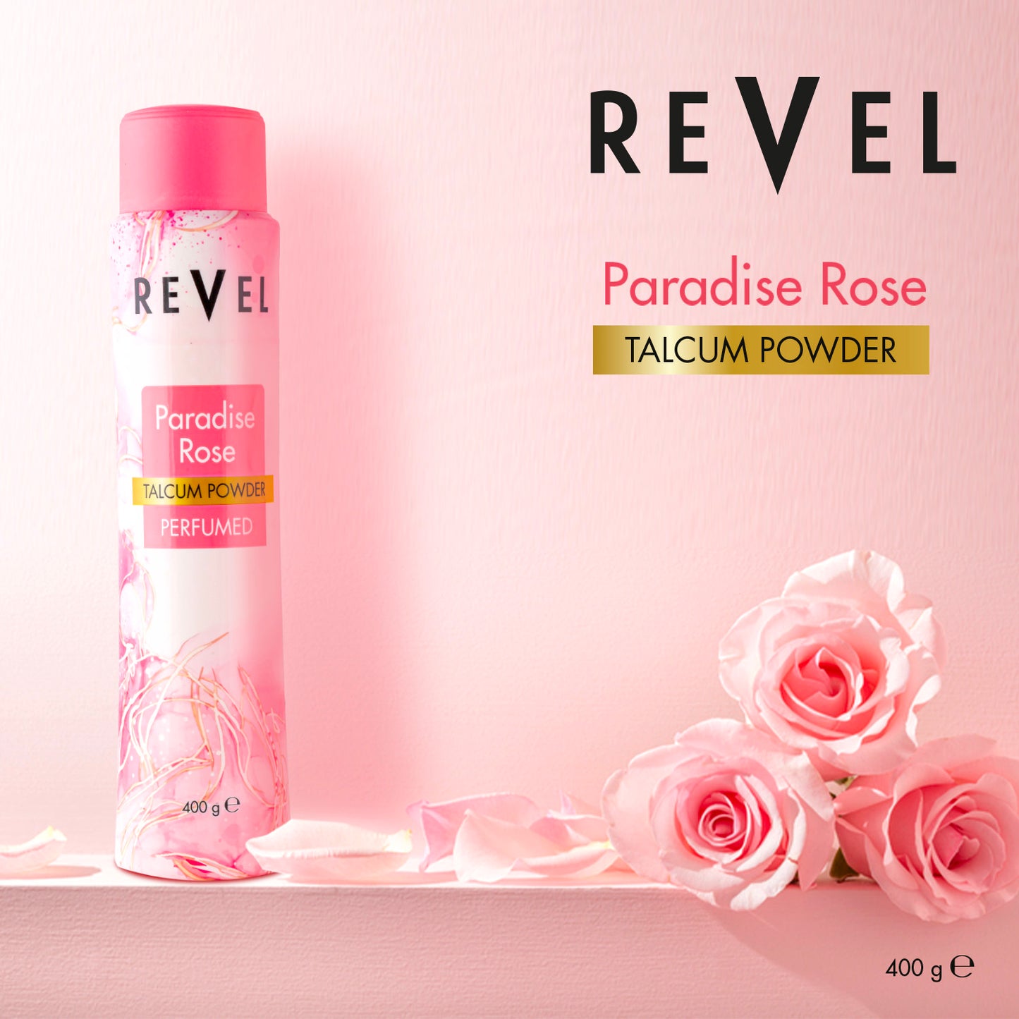 Paradise Rose Perfumed Talcum Powder