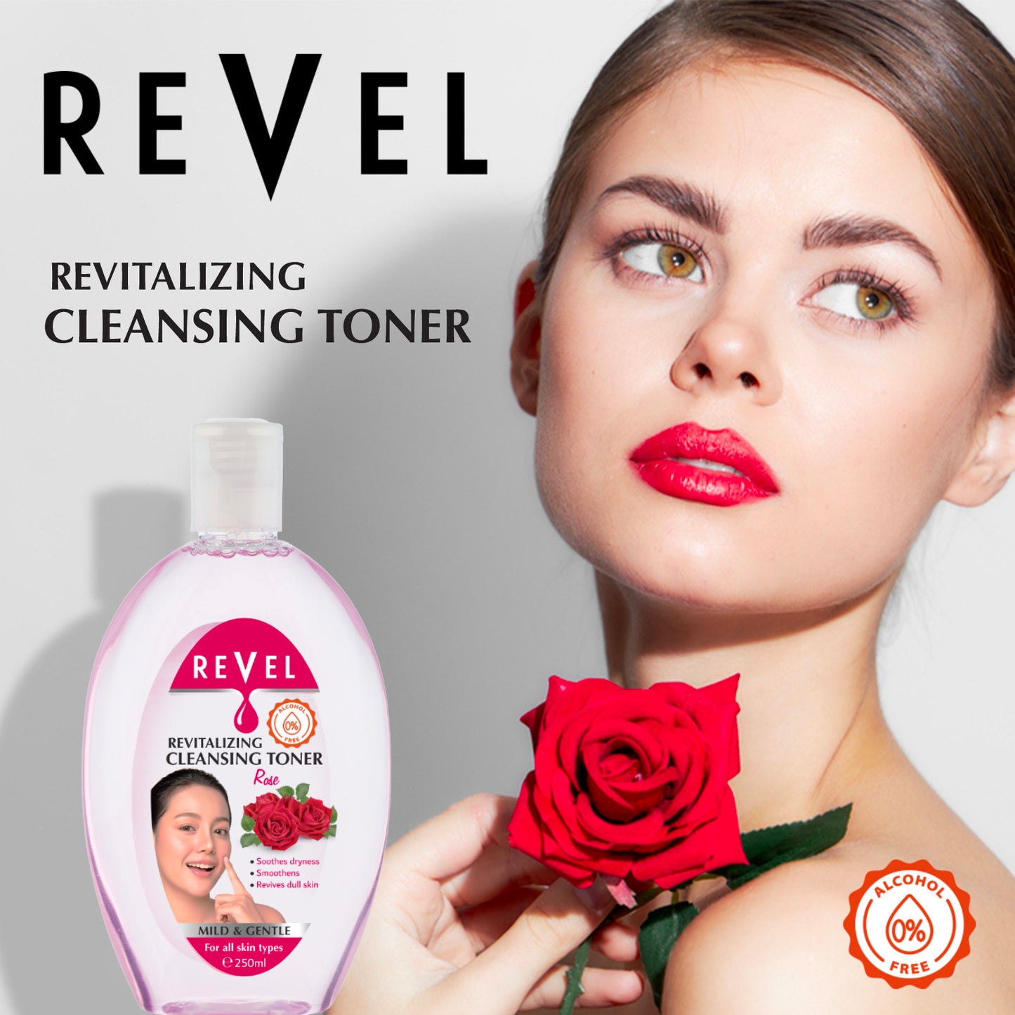 Revitalizing Cleansing Toner - Rose