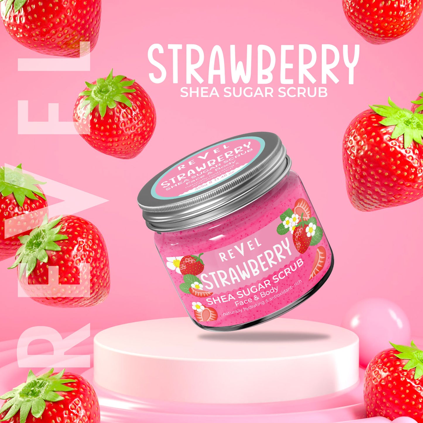 Strawberry Shea Sugar Scrub